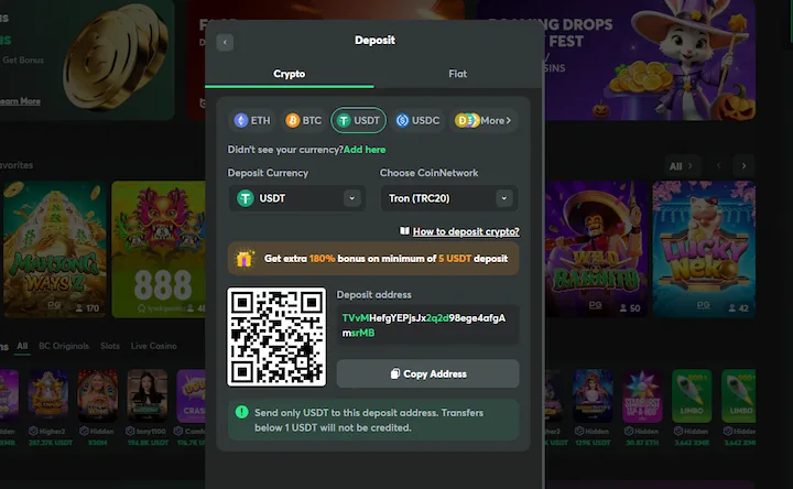 bc.game deposito con tether (USDT) bc.game deposito con tether (USDT)