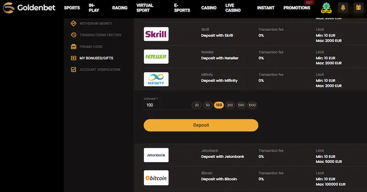 goldenbet deposit with mifinity goldenbet deposit with mifinity