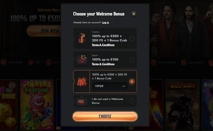 gransino promo code VIPGR