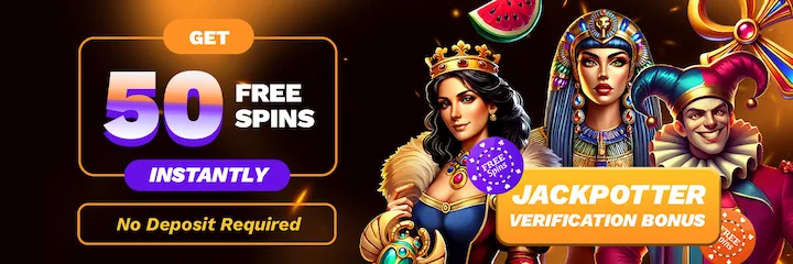 jackpotter no deposit bonus 50 free spins completing level 3 verification