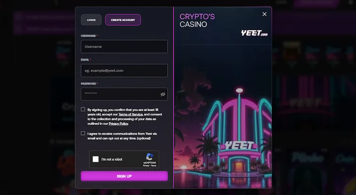 yeet casino registration form yeet casino registration form