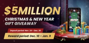 $5,000,000 Christmas & New Year Giveaway on WPT Global