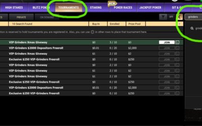 VIP-Grinders Christmas Giveaway Freerolls ACR Poker