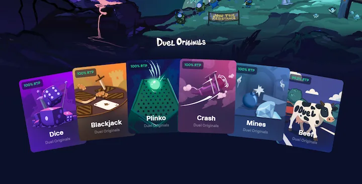 duel originals 100% RTP duel originals 100% RTP