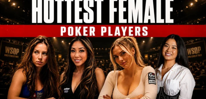 The hottest female poker players featuring Liv Boeree, Maria Ho, Andrijana Gligoric, and Qiyu Zhou at the WSOP