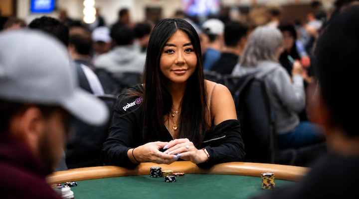 Maria Ho Beautiful Female Poker Player Maria Ho at the WSOP, Women in Poker Hall of Fame inductee with $5.5 million in career earnings