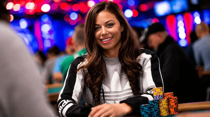 Samantha Abernathy Poker Player Samantha Abernathy at the WSOP, poker pro and former 888poker ambassador with $631,000 in career earnings