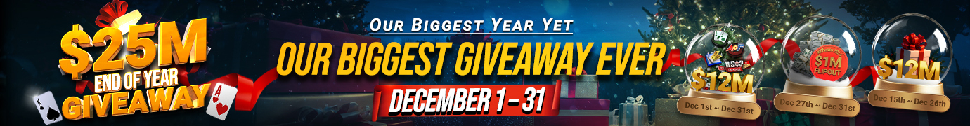 GGPoker End of the Year Banner Promotion