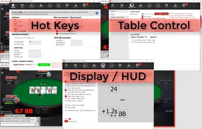 Table Ninja II Table Ninja II interface