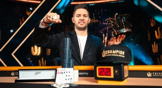 Matthias Eibinger Takes Down Triton $75K PLO for $1.57 Million at WSOP Paradise