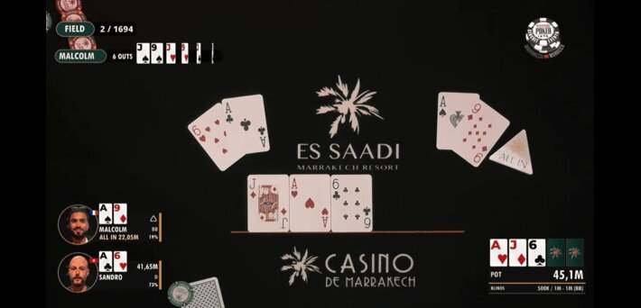 Pocket Aces WSOP Marrakech WSOP Marrakech final hand