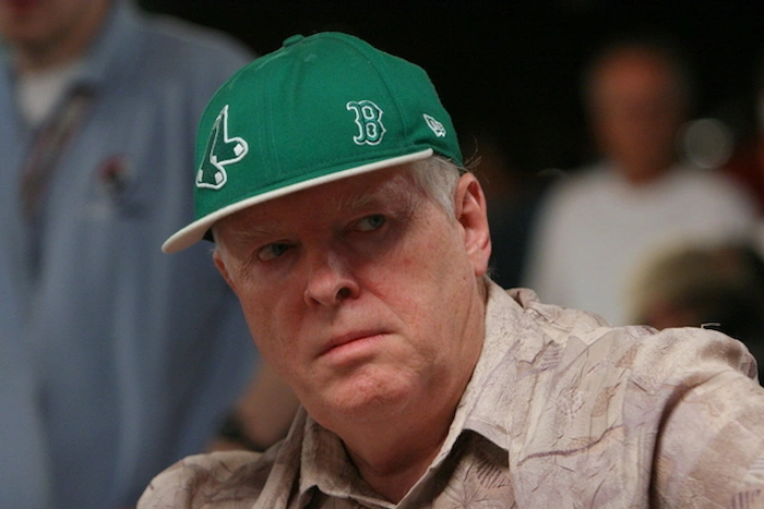 Dan Harrington staring at an opponent at a WSOP event