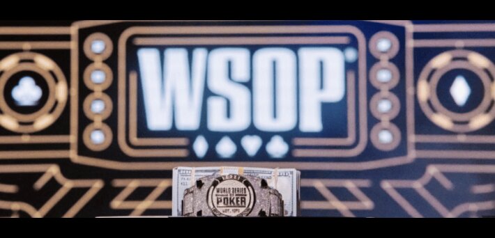 WSOP logo and bracelet