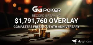 GGPoker Records Largest Online Poker Overlay Ever in GGMasters Freezeout 6th Anniversary – $1.79M