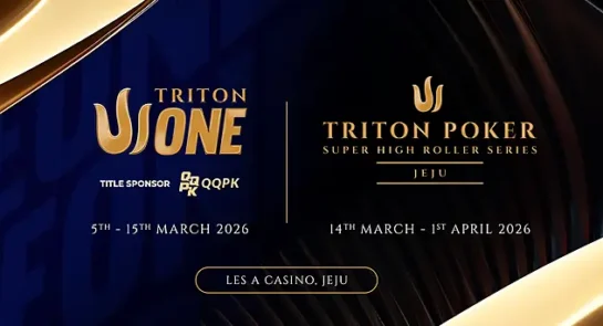 Triton One and Super High Roller Series Jeju 2026 schedule