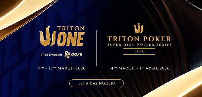 Triton One and Triton Poker Super High Roller Series Jeju 2026 Triton One and Super High Roller Series Jeju 2026 schedule