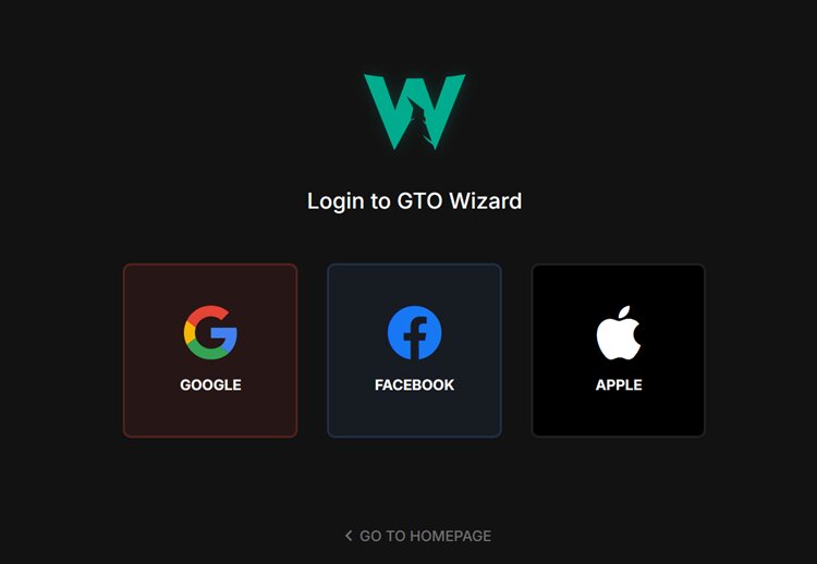 GTO Wizard Login