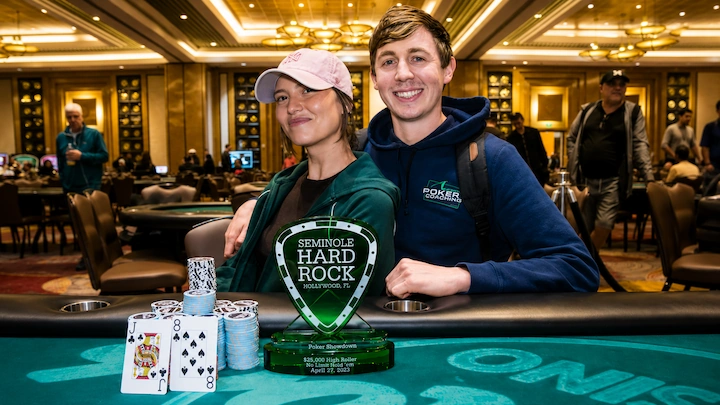 Cherish Andrews and Brock Wilson Seminole Hard Rock Cherish Andrews and Brock Wilson at the Seminole Hard Rock Poker Showdown, poker's breakout couple with $17.9 million in combined earnings