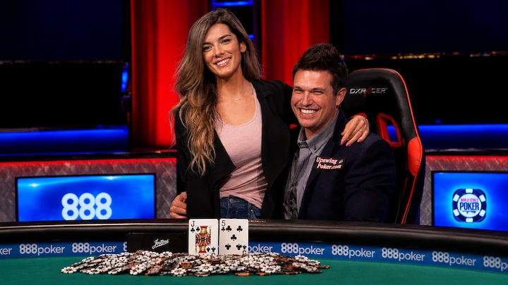 Doug Polk and Kaitlin Polk at the WSOP Doug Polk and his wife Kaitlin Polk at the WSOP, married since 2021 with $10.5 million in career poker earnings