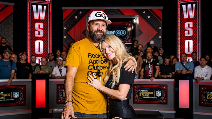 Daniel Negreanu and Amanda Leatherman at the WSOP Daniel Negreanu and his wife Amanda Leatherman at the WSOP, married since 2019 and expecting their first child in 2026