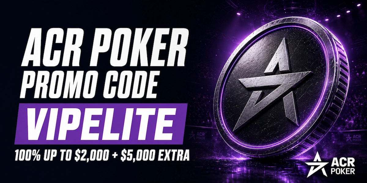 ACR Poker promo code VIPELITE ACR Poker promo code VIPELITE for 100% up to $2,000 bonus and $5,000 in exclusive promotions
