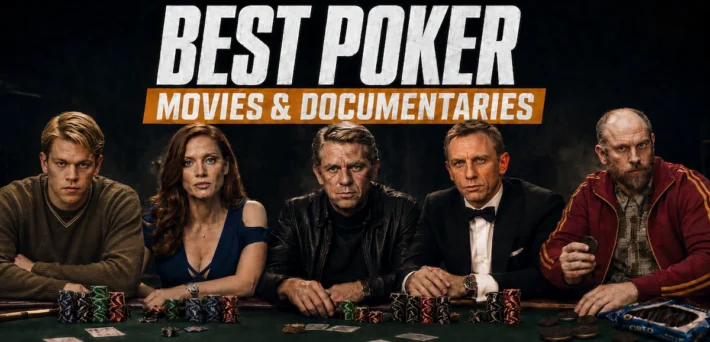 Best poker movies and documentaries of all time ranked list featuring Rounders, Molly