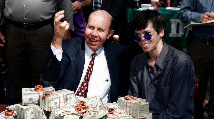 Stu Ungar and Jack Binion 1997 WSOP Main Event Stu Ungar and Jack Binion after the 1997 WSOP Main Event win