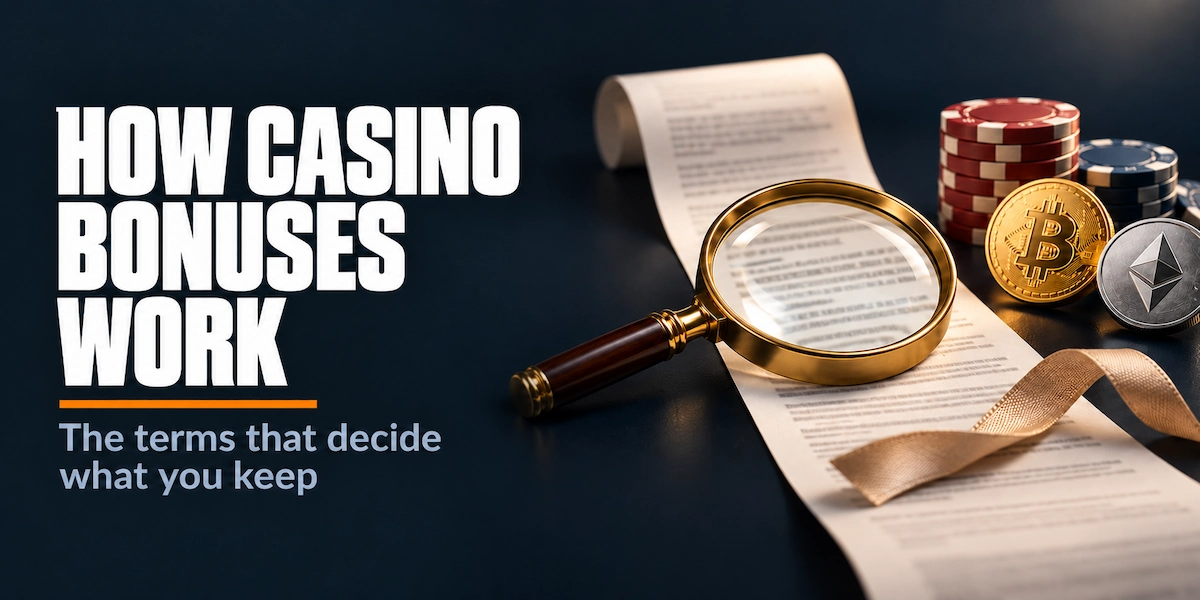 How casino bonuses and their terms work